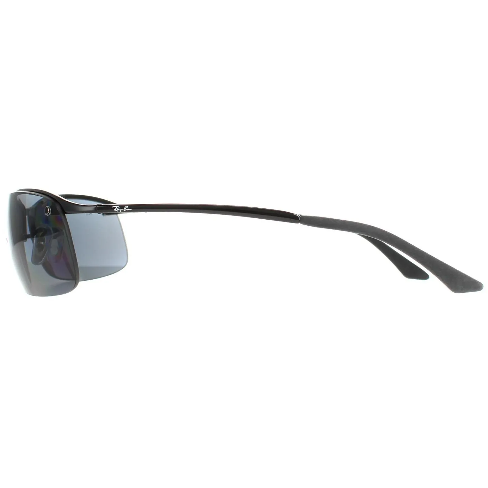 Ray-Ban Polarised|Ray-Ban^Rayban Sunglasses Top Bar 3183 Shiny Black Polarized Grey 002/81