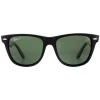 Ray-Ban Polarised|Ray-Ban^Sunglasses Wayfarer 2140 901/58 Black Green G-15 Polarized Med