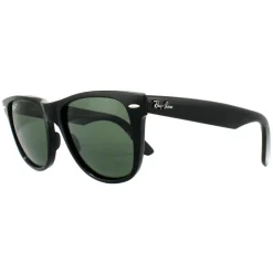 Ray-Ban Polarised|Ray-Ban^Sunglasses Wayfarer 2140 901/58 Black Green G-15 Polarized Med