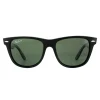 Ray-Ban Polarised|Ray-Ban^Sunglasses Wayfarer 2140 901/58 Black Green G-15 Polarized Lar