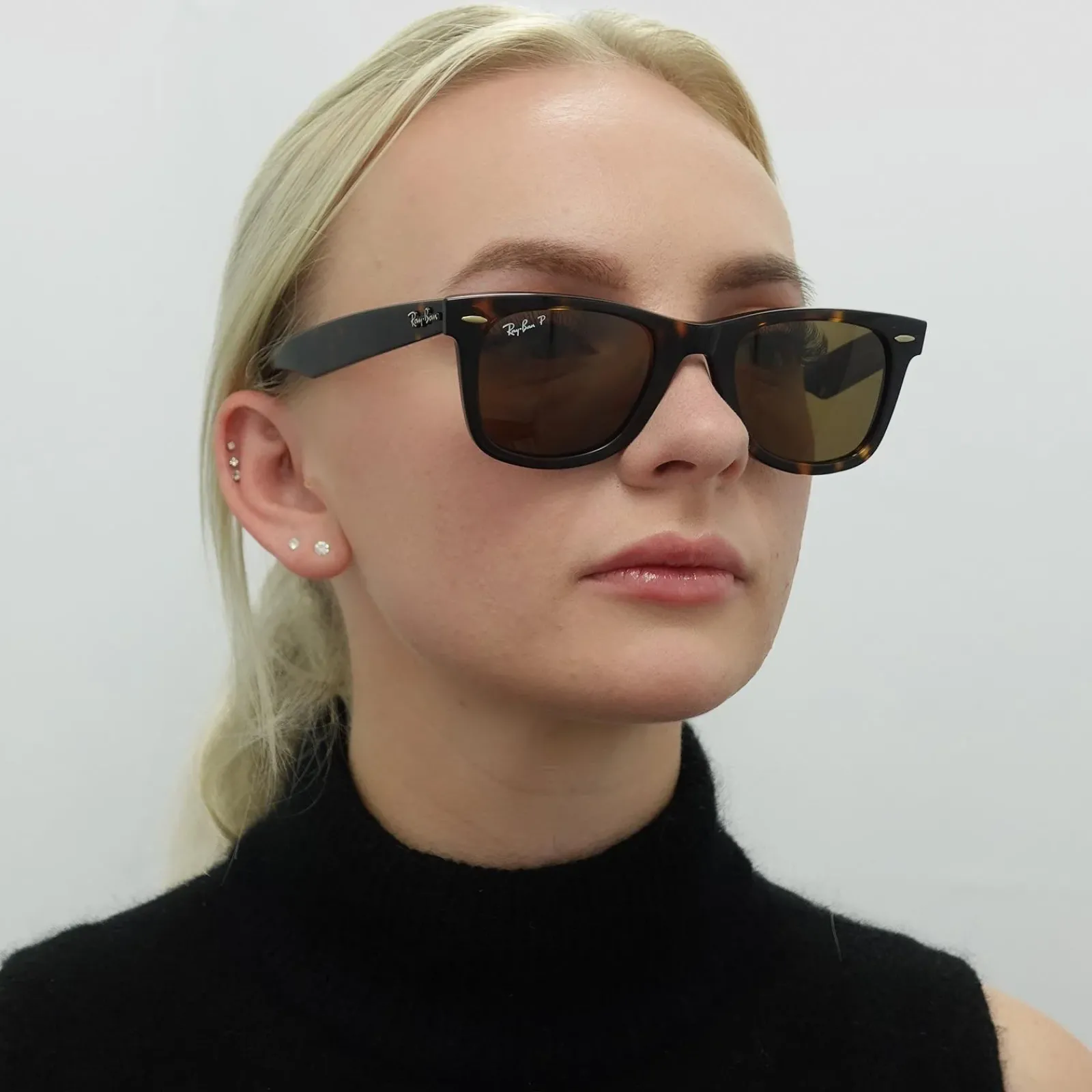 Ray-Ban Ray-Ban|Rectangle^Sunglasses Wayfarer 2140 902/51 Havana Brown Gradient Medium 5