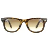 Ray-Ban Rectangle^Sunglasses Wayfarer Ease RB4340 710/51 Tortoise Light Brown Gr
