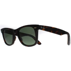 Ray-Ban Polarised|Ray-Ban^Sunglasses Wayfarer 2140 Tortoise Green G-15 Polarized Medium