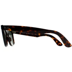 Ray-Ban Polarised|Ray-Ban^Sunglasses Wayfarer 2140 Tortoise Green G-15 Polarized Medium