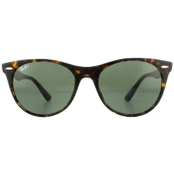 Ray-Ban Ray-Ban|Ray-Ban^Sunglasses Wayfarer II RB2185 902/31 Tortoise Green Classic G-