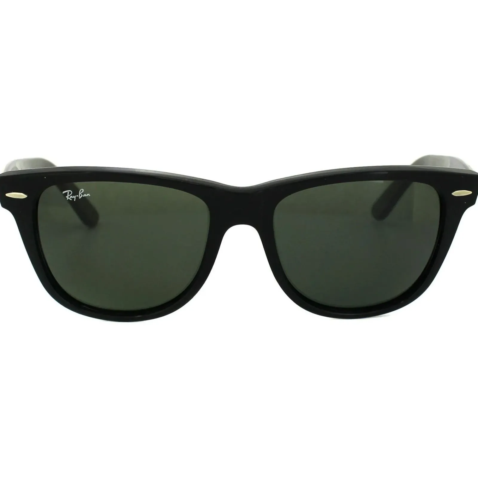 Ray-Ban Ray-Ban|Rectangle^Sunglasses Wayfarer 2140 901 Black Green G-15 Large 54mm