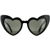 Saint Laurent Saint Laurent|Cat-Eye^Sunglasses SL 181 LOU LOU 001 Black Grey