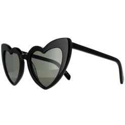 Saint Laurent Saint Laurent|Cat-Eye^Sunglasses SL 181 LOU LOU 001 Black Grey