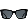 Saint Laurent Saint Laurent|Cat-Eye^Sunglasses SL657 001 Black Grey