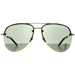 Saint Laurent Saint Laurent|Aviator^Sunglasses SL CLASSIC 11 M 003 Gold Green