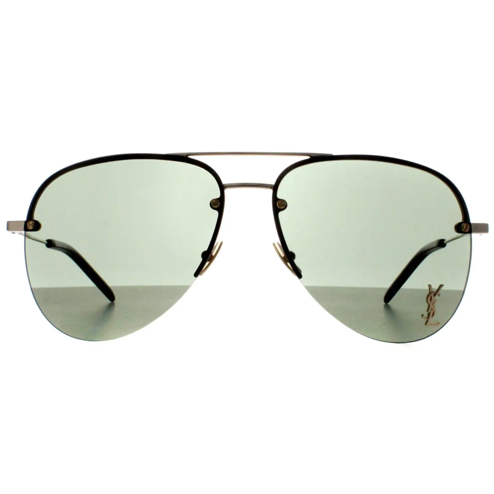 Saint Laurent Saint Laurent|Aviator^Sunglasses SL CLASSIC 11 M 003 Gold Green