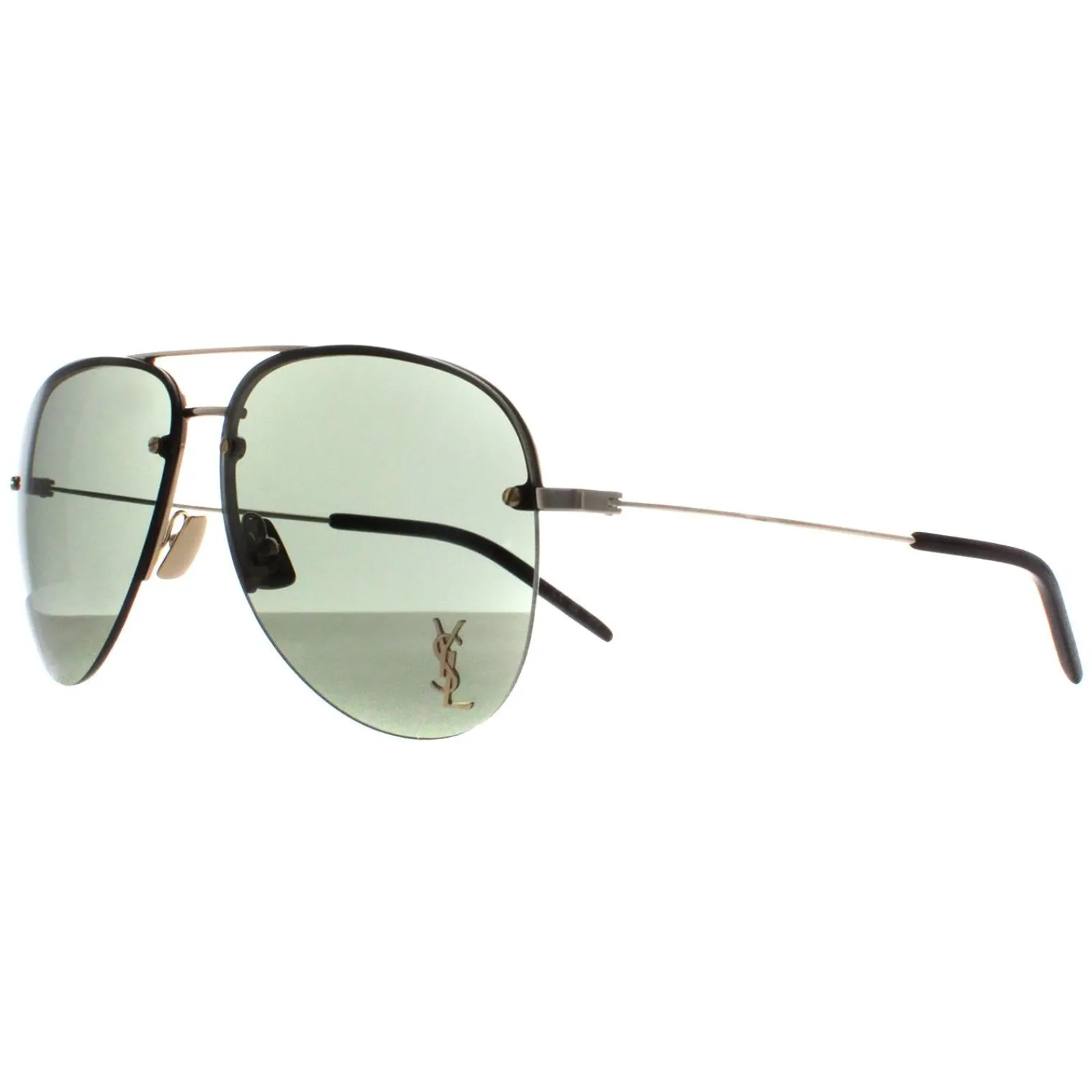 Saint Laurent Saint Laurent|Aviator^Sunglasses SL CLASSIC 11 M 003 Gold Green