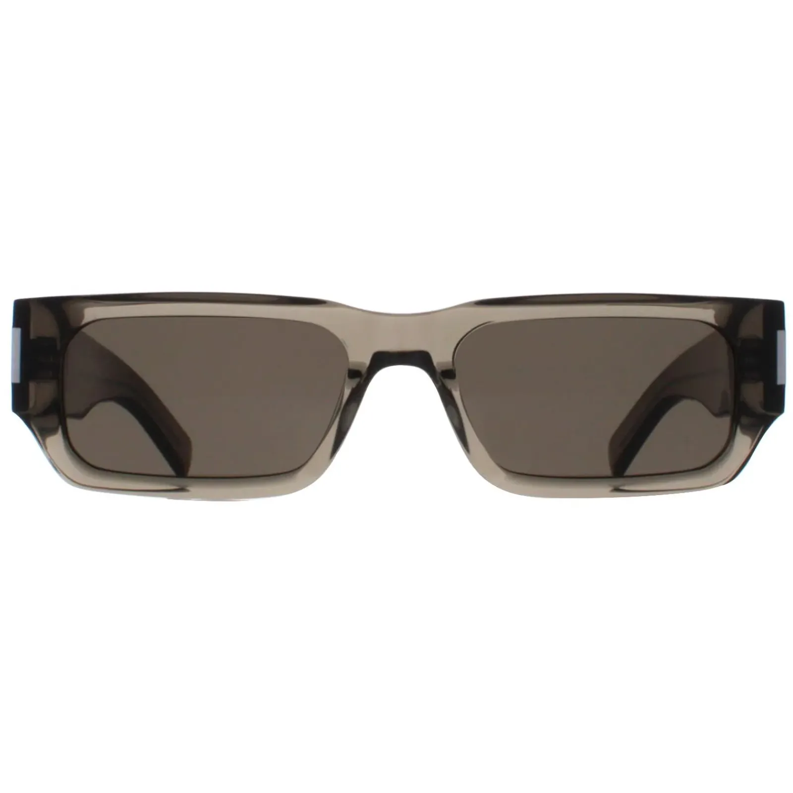 Saint Laurent Rectangle^Sunglasses SL660 003 Transparent Brown Grey