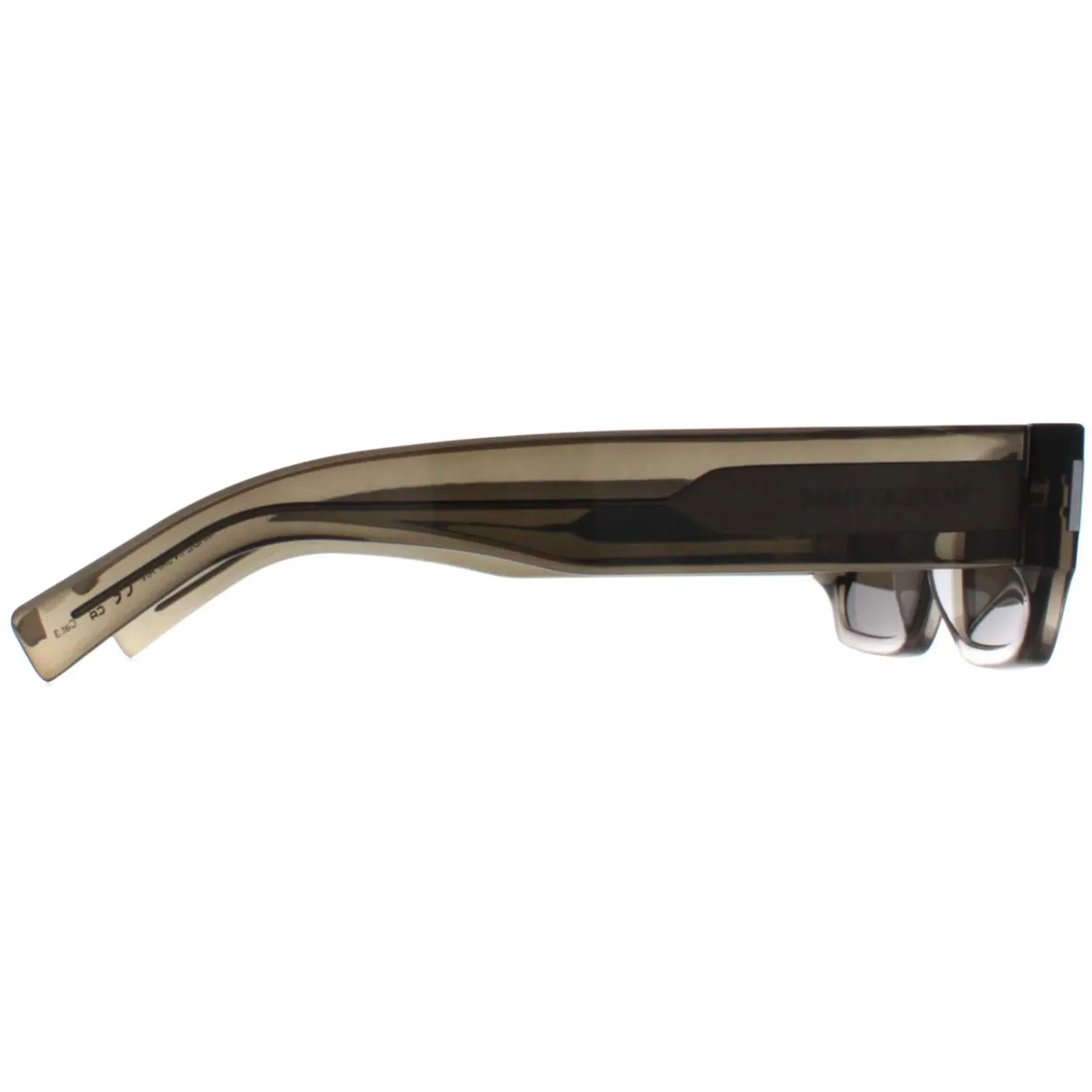 Saint Laurent Rectangle^Sunglasses SL660 003 Transparent Brown Grey