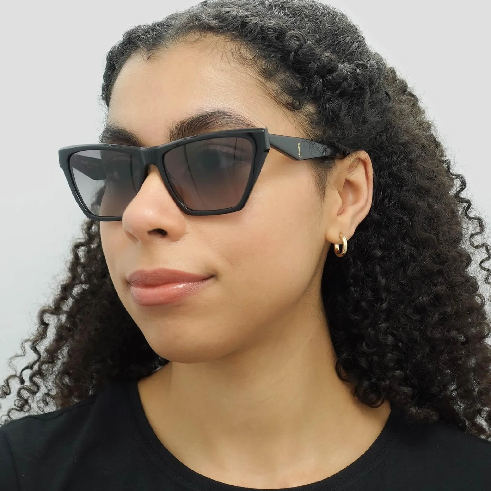 Saint Laurent Saint Laurent|Cat-Eye^Sunglasses SL M103 001 Black Grey Gradient