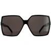 Saint Laurent Saint Laurent|Square^Sunglasses SL 232 BETTY 001 Black Grey