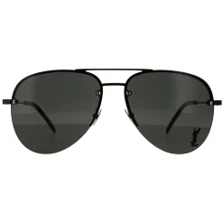 Saint Laurent Saint Laurent|Aviator^Sunglasses SL CLASSIC 11 M 001 Black Grey