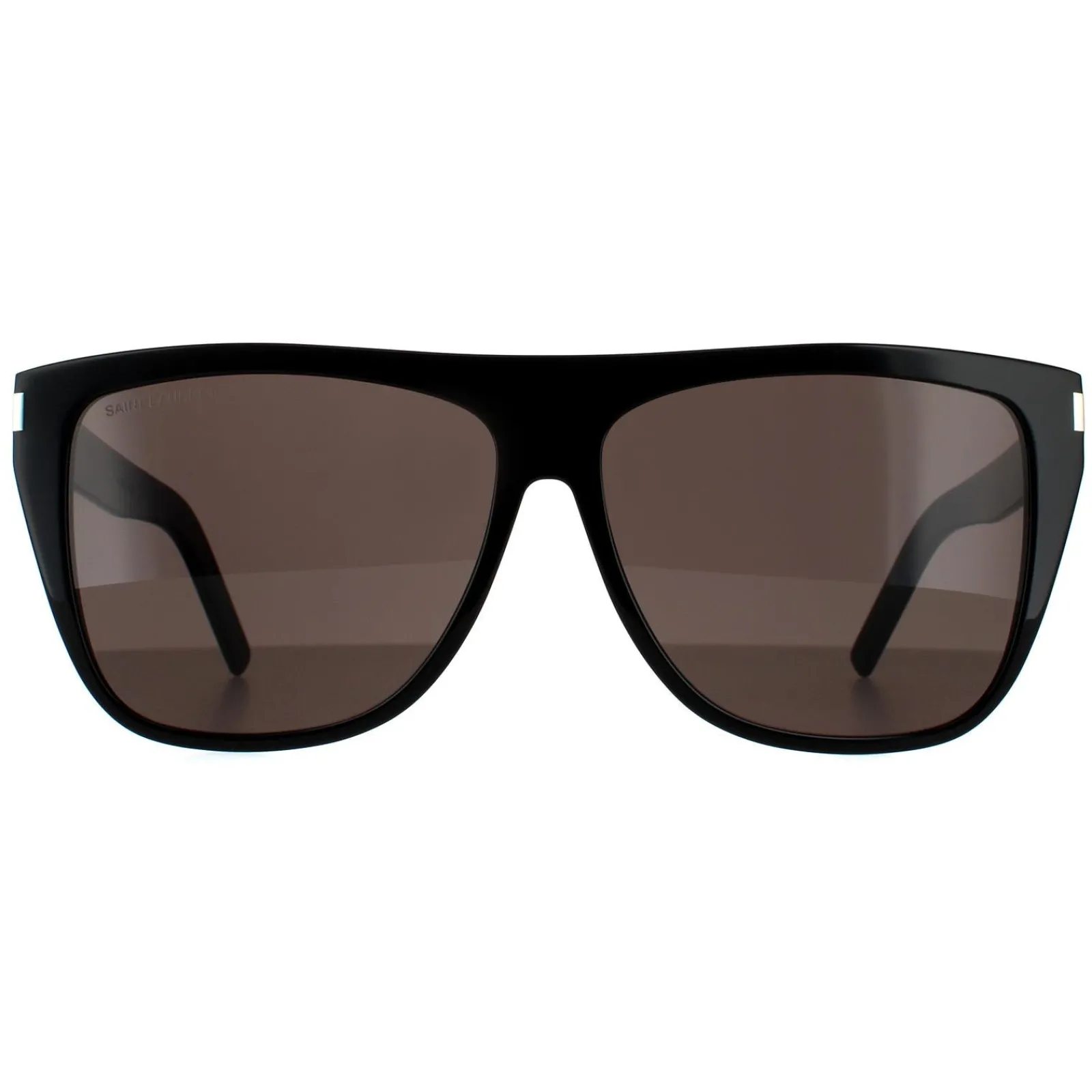 Saint Laurent Square|Saint Laurent^Sunglasses SL 1 SLIM 001 Black Grey Smoke