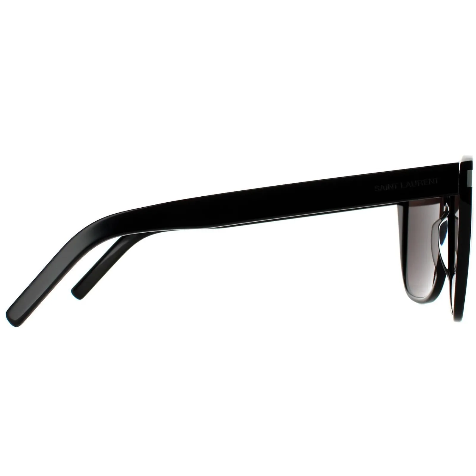 Saint Laurent Square|Saint Laurent^Sunglasses SL 1 SLIM 001 Black Grey Smoke