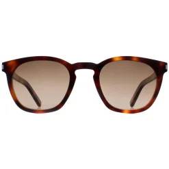 Saint Laurent Saint Laurent|Round^Sunglasses SL28 048 Havana Brown Gradient