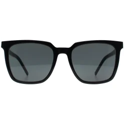 Saint Laurent Square|Saint Laurent^Sunglasses SL M146 001 Shiny Black Dark Grey