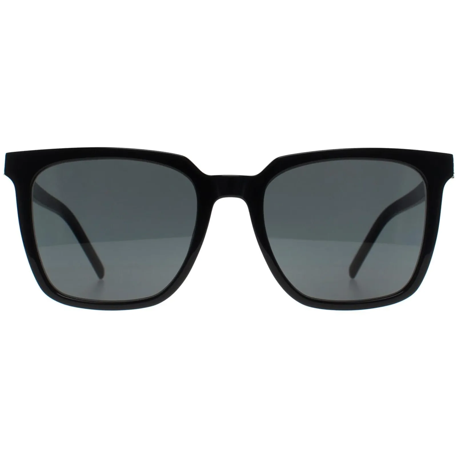 Saint Laurent Square|Saint Laurent^Sunglasses SL M146 001 Shiny Black Dark Grey