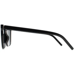 Saint Laurent Square|Saint Laurent^Sunglasses SL M146 001 Shiny Black Dark Grey