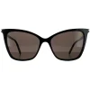 Saint Laurent Saint Laurent|Cat-Eye^Sunglasses SL 384 001 Black Grey