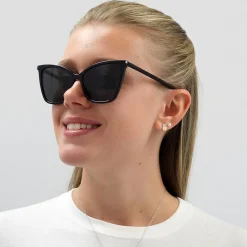 Saint Laurent Saint Laurent|Cat-Eye^Sunglasses SL 384 001 Black Grey