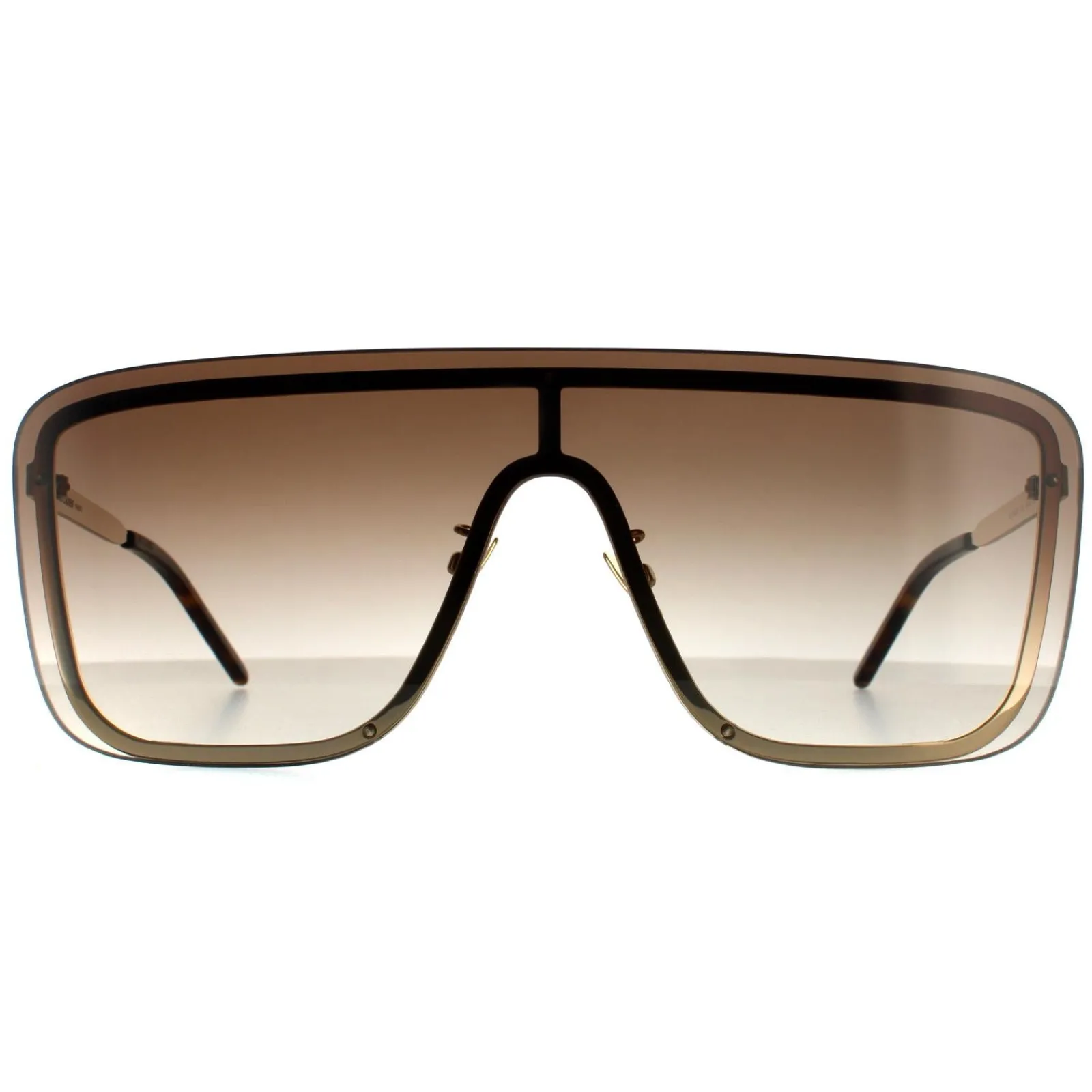 Saint Laurent Saint Laurent|Shield^Sunglasses SL 364 MASK 006 Gold Brown Gradient