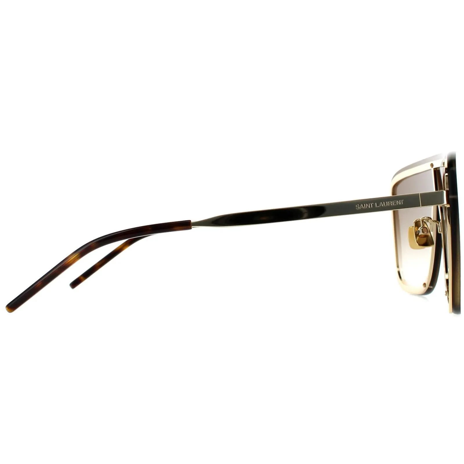 Saint Laurent Saint Laurent|Shield^Sunglasses SL 364 MASK 006 Gold Brown Gradient