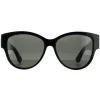 Saint Laurent Saint Laurent|Oval^Sunglasses SL M3 002 Black Grey