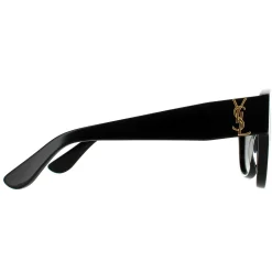 Saint Laurent Saint Laurent|Oval^Sunglasses SL M3 002 Black Grey