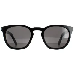 Saint Laurent Saint Laurent|Round^Sunglasses SL28 002 Black Smoke