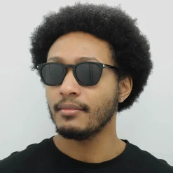 Saint Laurent Saint Laurent|Round^Sunglasses SL28 002 Black Smoke