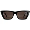 Saint Laurent Saint Laurent|Cat-Eye^Sunglasses SL 276 MICA 001 Black Grey