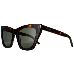 Saint Laurent Saint Laurent|Cat-Eye^Sunglasses SL 214 KATE 006 Havana Grey