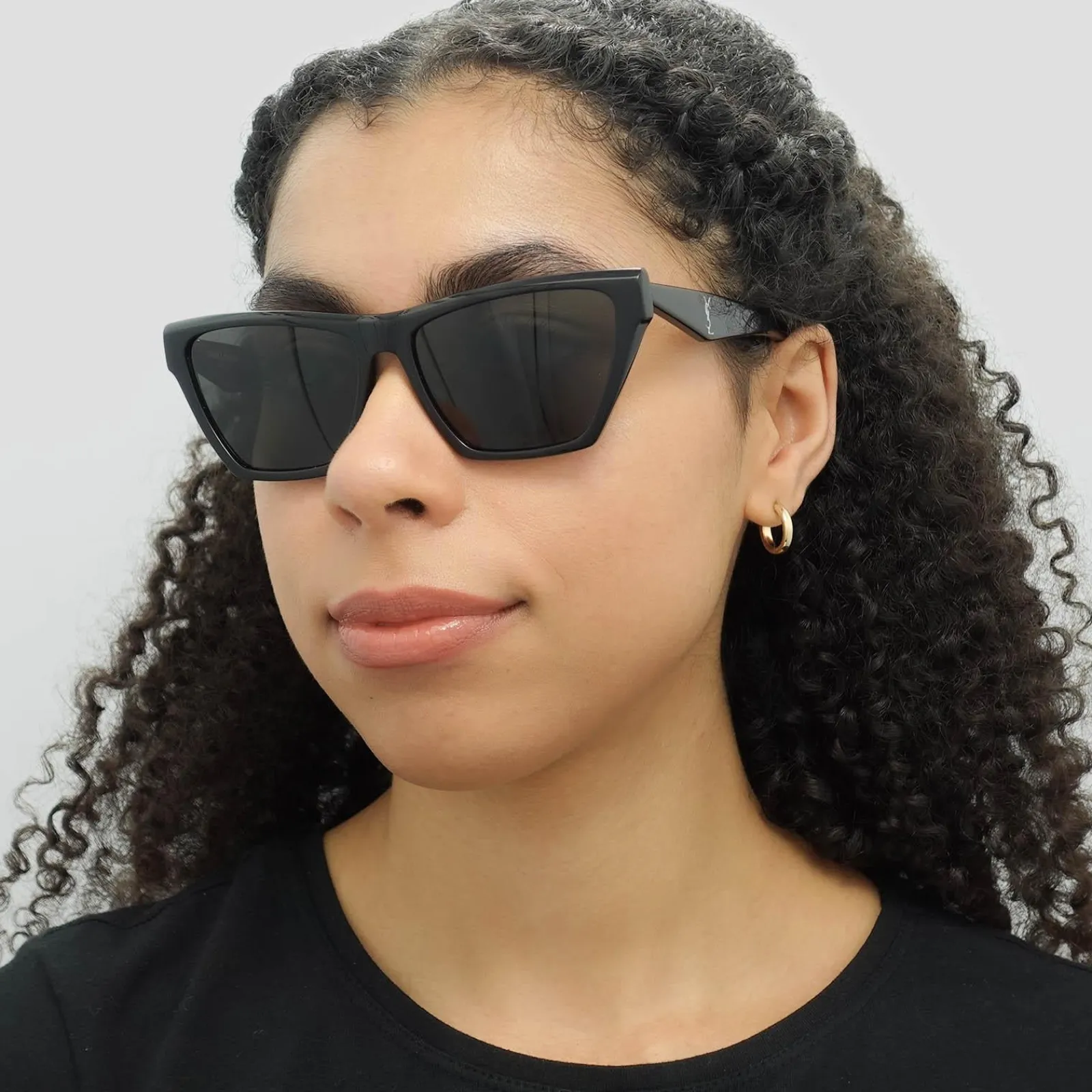 Saint Laurent Saint Laurent|Cat-Eye^Sunglasses SL M103 002 Black Black