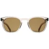 Saint Laurent Saint Laurent|Round^Sunglasses SL28 047 Transparent Beige Brown