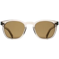 Saint Laurent Saint Laurent|Round^Sunglasses SL28 047 Transparent Beige Brown