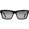 Saint Laurent Saint Laurent|Rectangle^Sunglasses SL M104 001 Shiny Black Grey Gradient