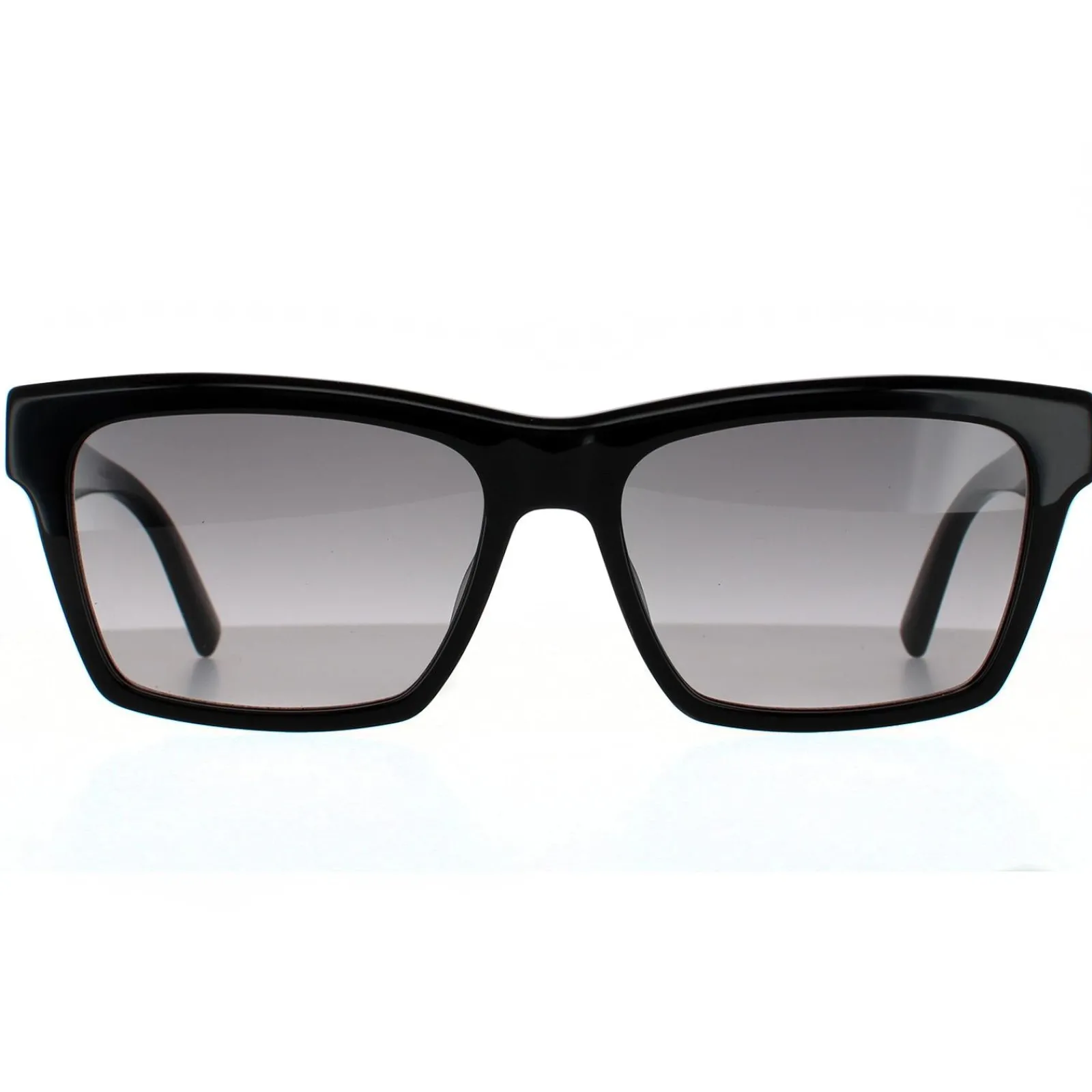 Saint Laurent Saint Laurent|Rectangle^Sunglasses SL M104 001 Shiny Black Grey Gradient