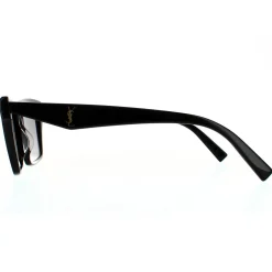 Saint Laurent Saint Laurent|Rectangle^Sunglasses SL M104 001 Shiny Black Grey Gradient