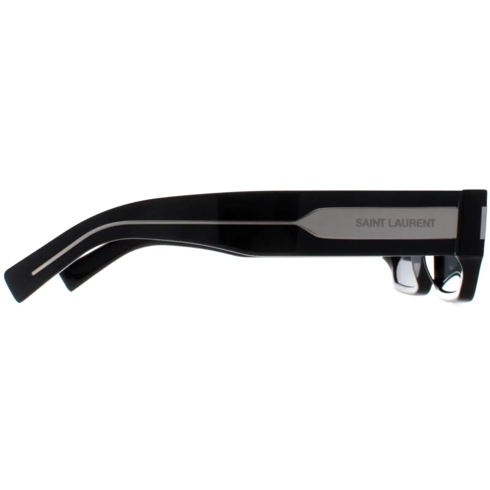 Saint Laurent Rectangle^Sunglasses SL660 001 Black Grey