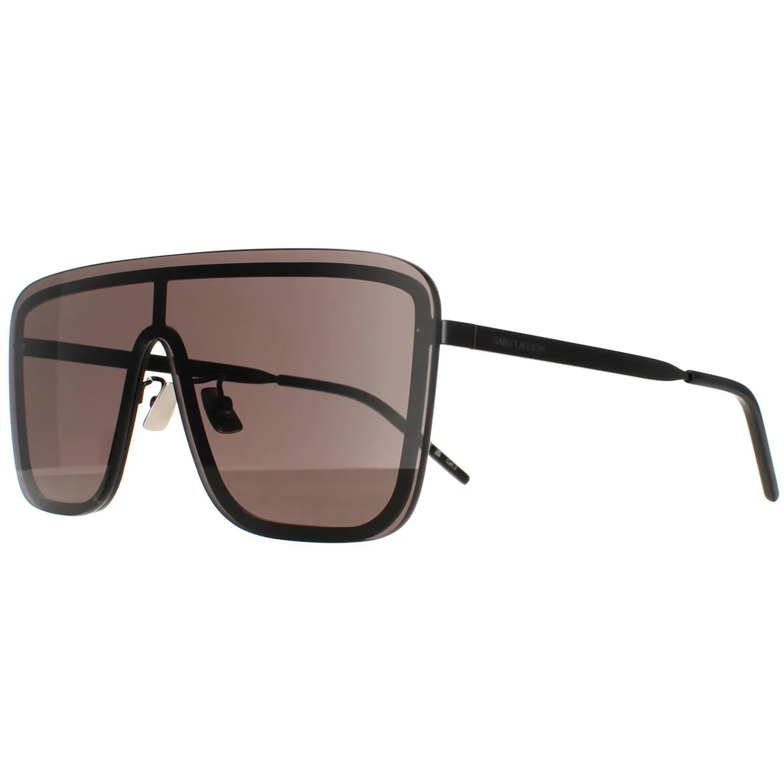 Saint Laurent Shield|Saint Laurent^Sunglasses SL364 MASK 002 Black Dark Grey