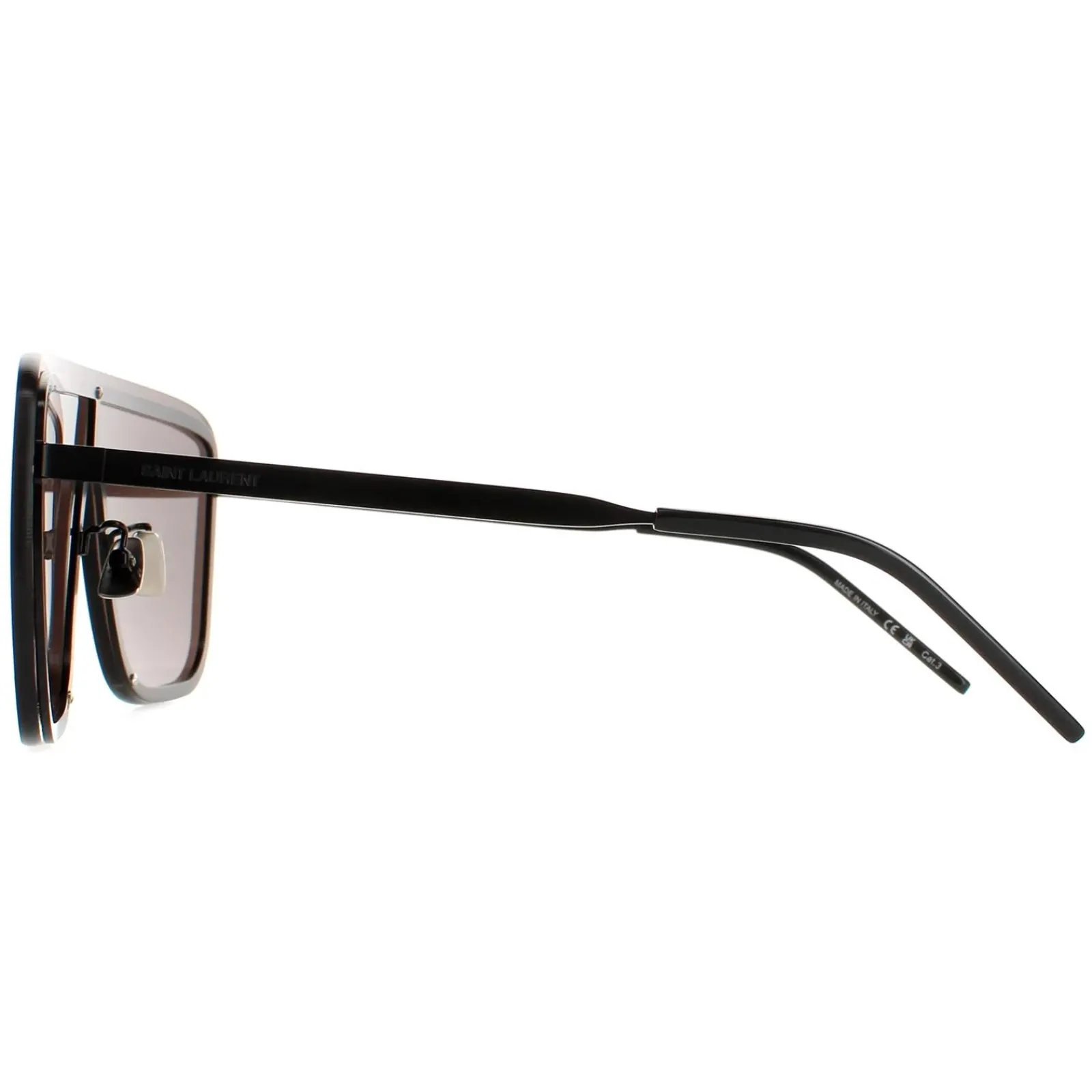 Saint Laurent Shield|Saint Laurent^Sunglasses SL364 MASK 002 Black Dark Grey