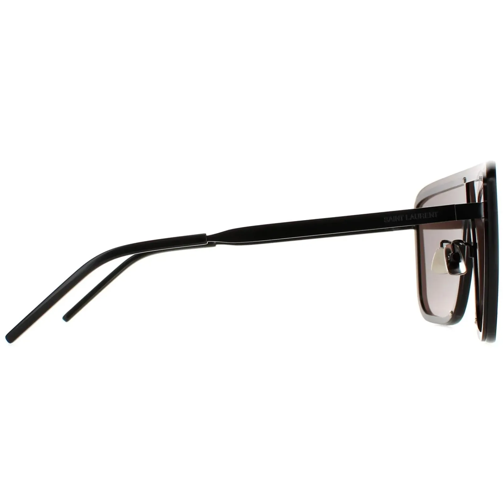 Saint Laurent Shield|Saint Laurent^Sunglasses SL364 MASK 002 Black Dark Grey
