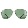 Salvatore Ferragamo Aviator|Aviator^Sunglasses SF265S 723 Gold Tortoise Green