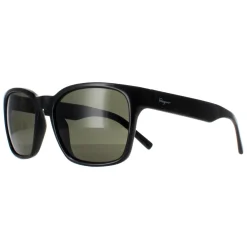Salvatore Ferragamo Square^Sunglasses SF959S 001 Black Grey Gradient