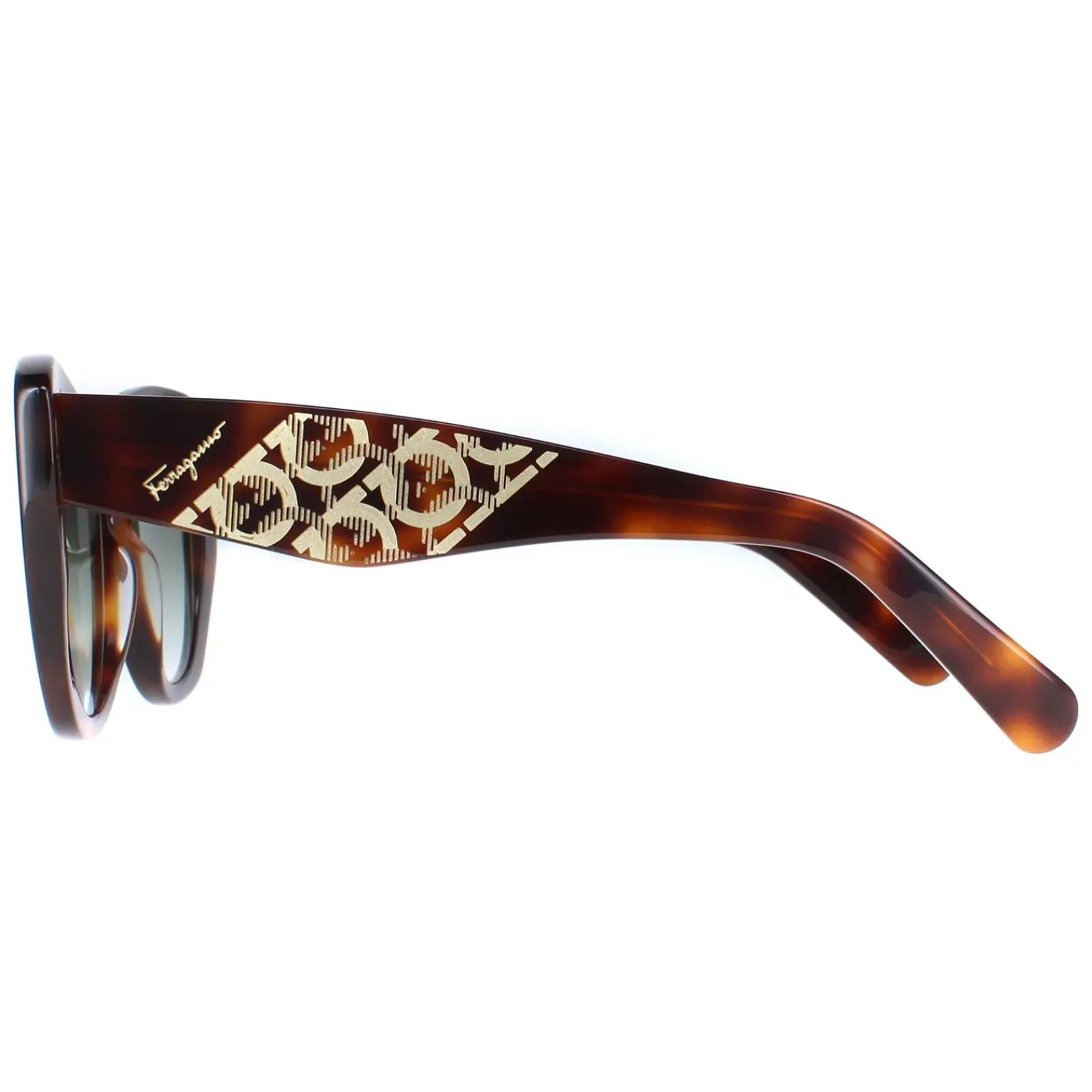 Salvatore Ferragamo Cat-Eye^Sunglasses SF1022S 214 Tortoise Grey Gradient